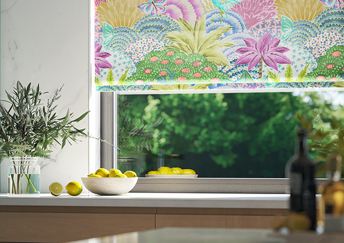 Kolkata Velvet, Summer Dream - Roman Blind - Image 5